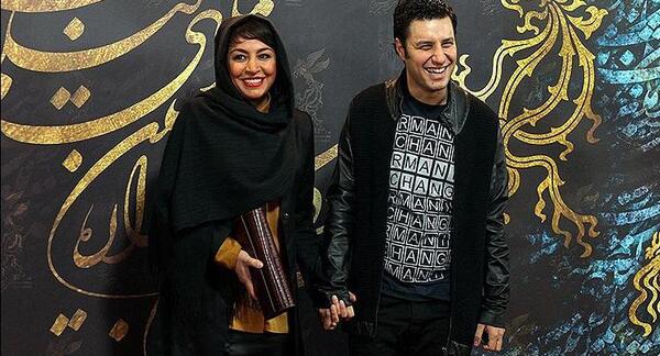 عکس سیامک عباسی و همسرش