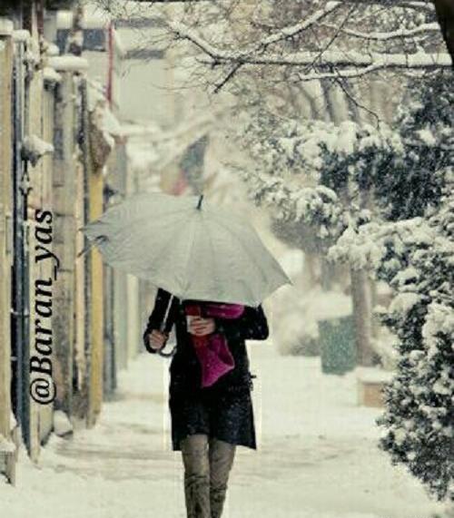 عکس نوشته فانتزی باران