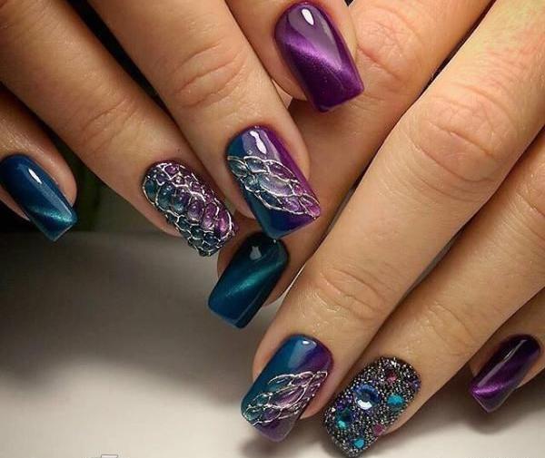 عکس طراحی ناخن شیک و جدید