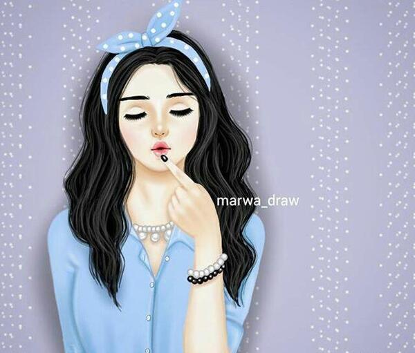 عکس دخترانه فانتزی ویسگون