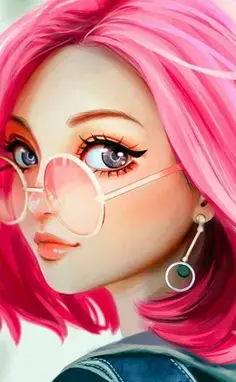 عکس دخترانه فانتزی ویسگون
