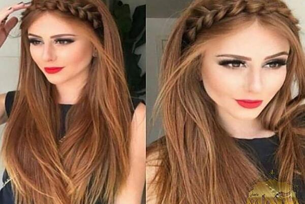 عکس بافت مو به صورت تل