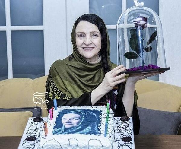 عکس همسر جدید گلاب آدینه