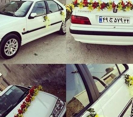 عکس عروس و داماد موتور سوار