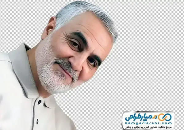 عکس حاج قاسم خندان