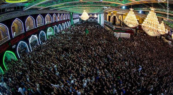 عکسی از پرچم امام حسین