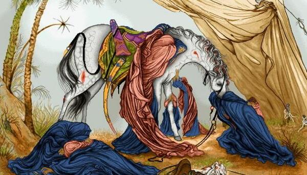عکس نقاشی ذوالجناح