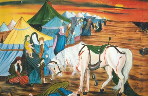 عکس نقاشی ذوالجناح