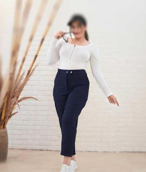 عکس شلوار راسته گشاد