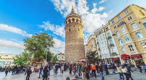 عکس برج گالاتا ترکیه