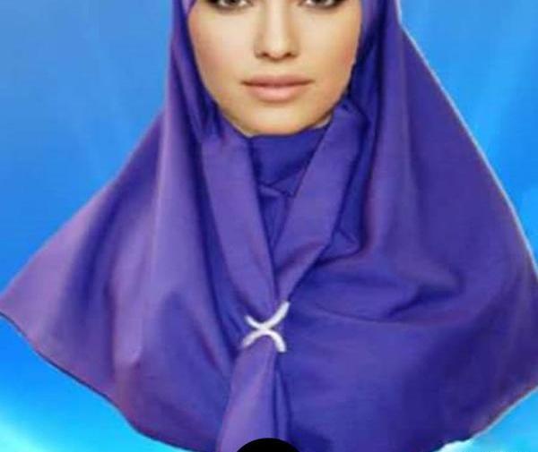 عکس آموزش دوخت مقنعه کرواتی