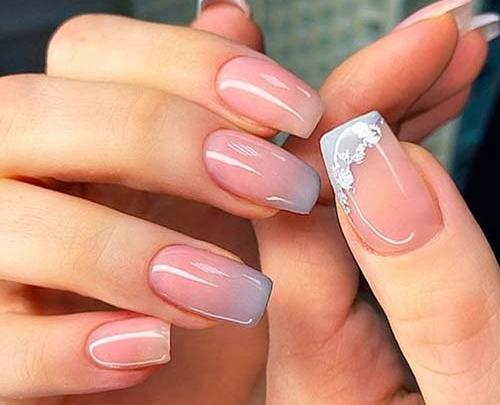 عکس مدل ناخن آمبره مشکی