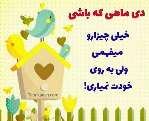 عکس نوشته آغاز پادشاهی دی ماهی ها
