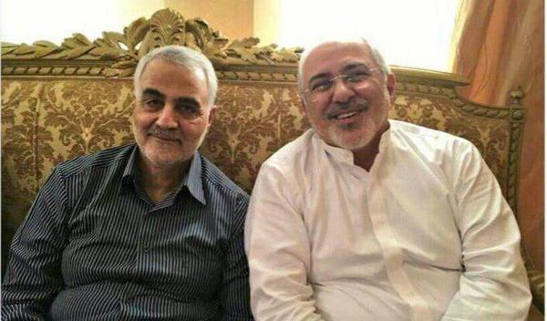 عکس سلیمانی و ظریف