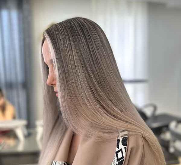 عکس رنگ مو مش هایلایت