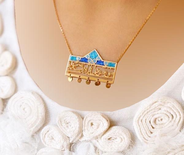عکس گردنبند طلا دخترانه