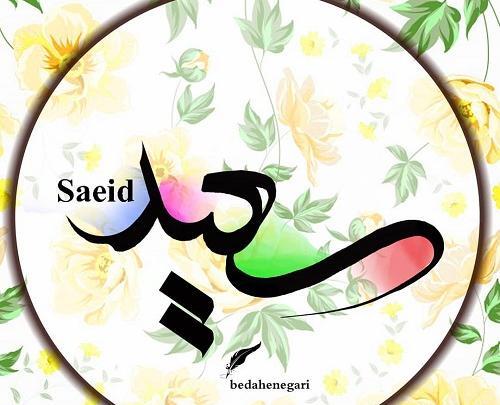 عکس نوشته سعید انگلیسی