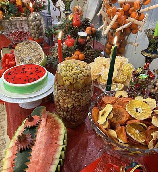 عکس ایده هندوانه یلدا