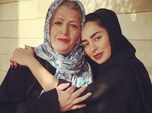 عکس سمانه پاکدل و پدرش