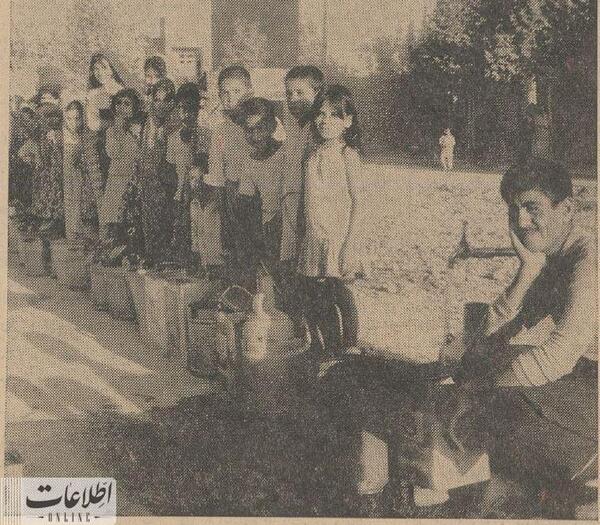 عکس شیر آب باز
