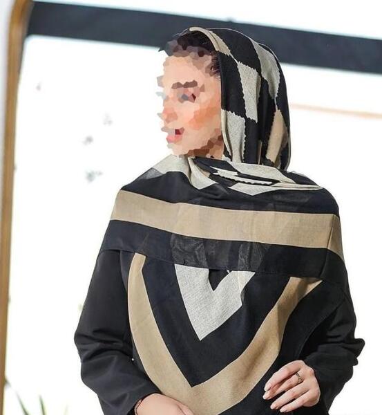 عکس روسری حریر ساده