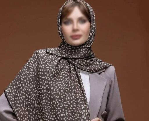 عکس روسری حریر ساده