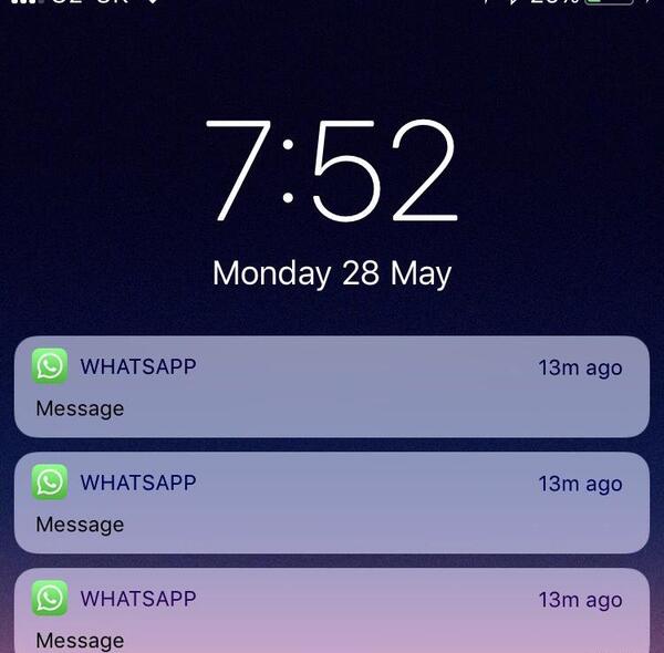 عکس پیام واتساپ