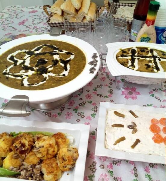 عکس آش رشته کشک