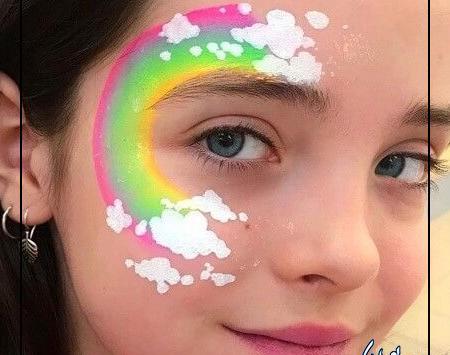 عکس طرح نقاشی رو صورت کودکان