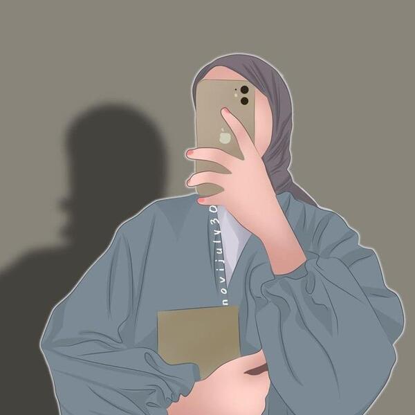 عکس تصویر دختر با حجاب فانتزی