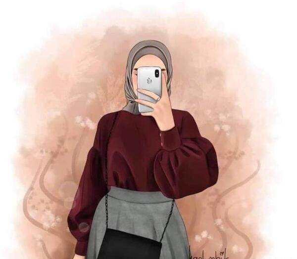 عکس تصویر دختر با حجاب فانتزی