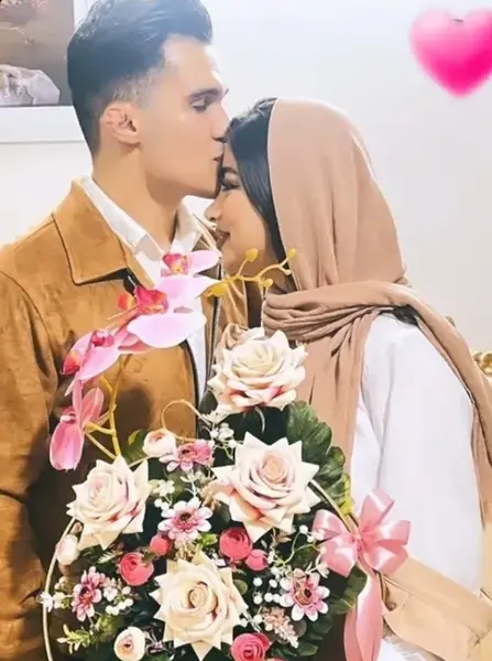 عکس پریا و شوهرش