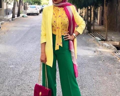 عکس شلوار گشاد مشکی