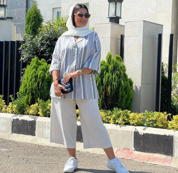 عکس شلوار واید لگ