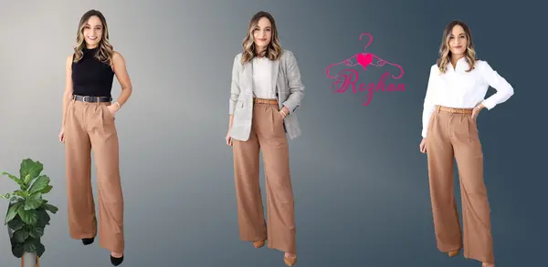 عکس شلوار واید لگ