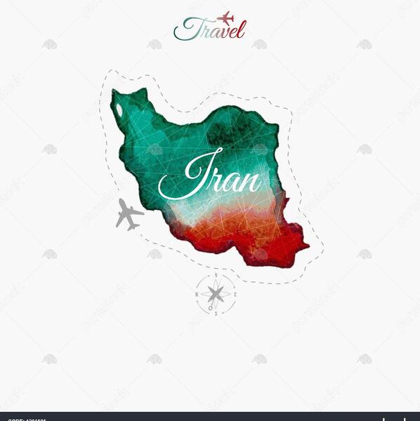 عکس نقشه ایران نقاشی