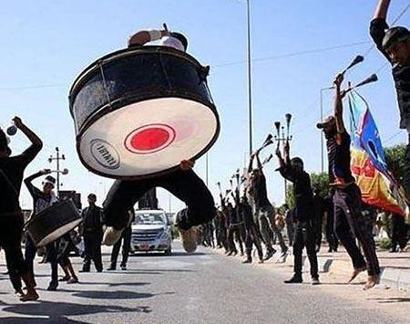 عکس خنده دار طبل محرم