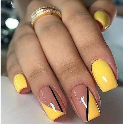 عکس مدل ناخن جدید مربعی