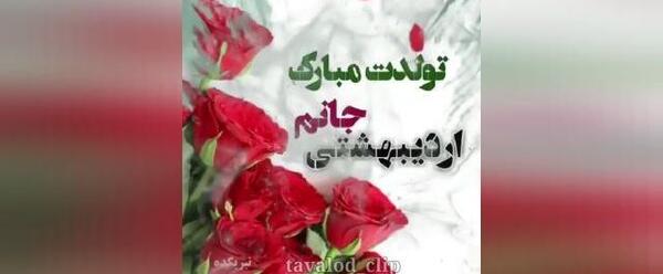 عکس تولدت مبارک جانم