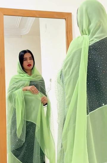 عکس چادر نگینی بندری