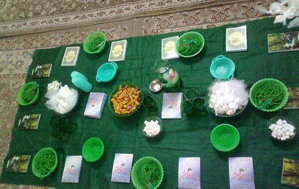 عکس سفره سه نفره