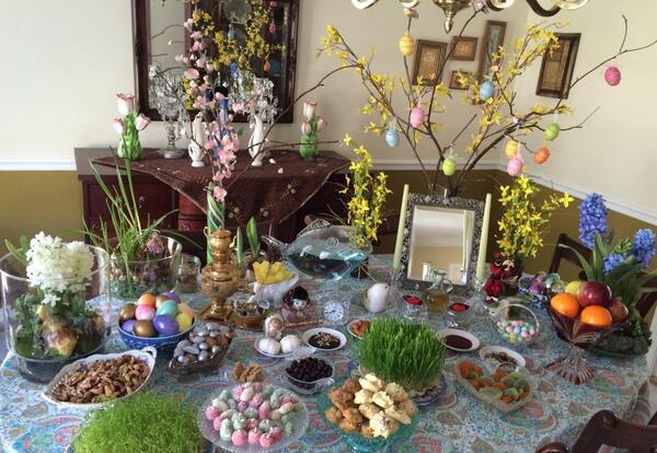 عکس سفره هفت سین جدید طبقه ای