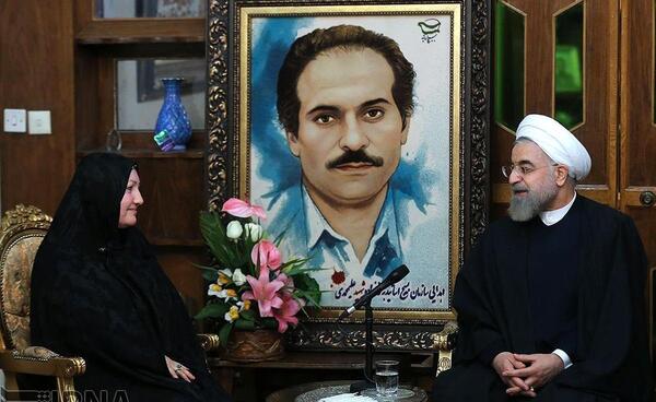 عکس حسن روحانی و همسرش
