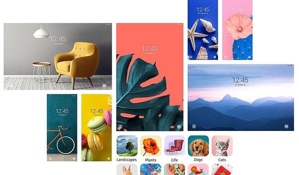 عکس صفحه قفل سامسونگ