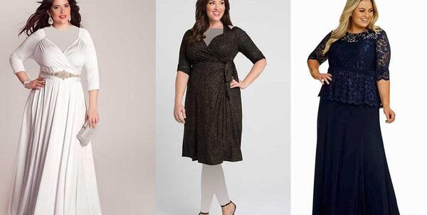 عکس لباس مجلسی چاق