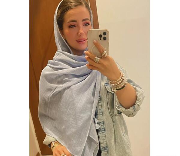 عکس شال صورتی کمرنگ