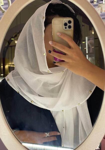 عکس شال صورتی کمرنگ