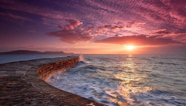 عکس تصاویر جالب غروب آفتاب