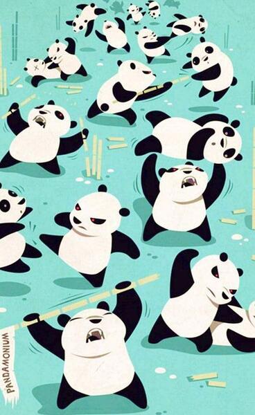 عکس پس زمینه پاندا