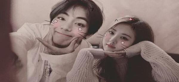 عکس تهیونگ با رزی